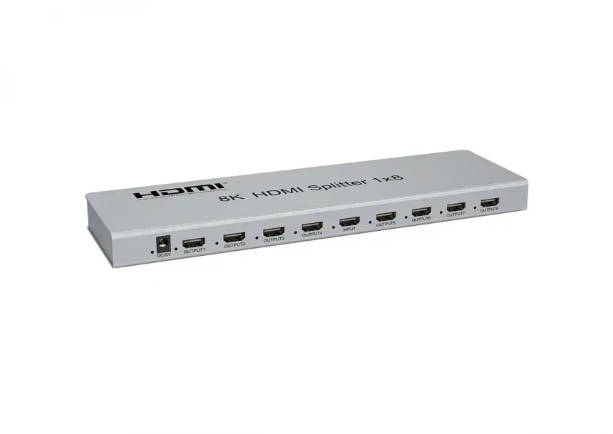 HDMI spliter 1/8 1080P 3D V1.4 aktivni KT-HSP 1.8 Kettz