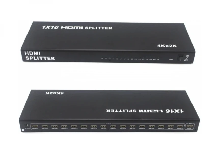 HDMI spliter 1x16 12V/3A ver.1.4 KT-HSP-1.16