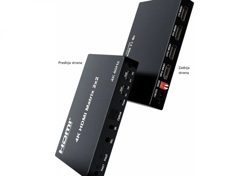 HDMI swich 4K Matrix 2x2 Kettz HM-K252 60Hz