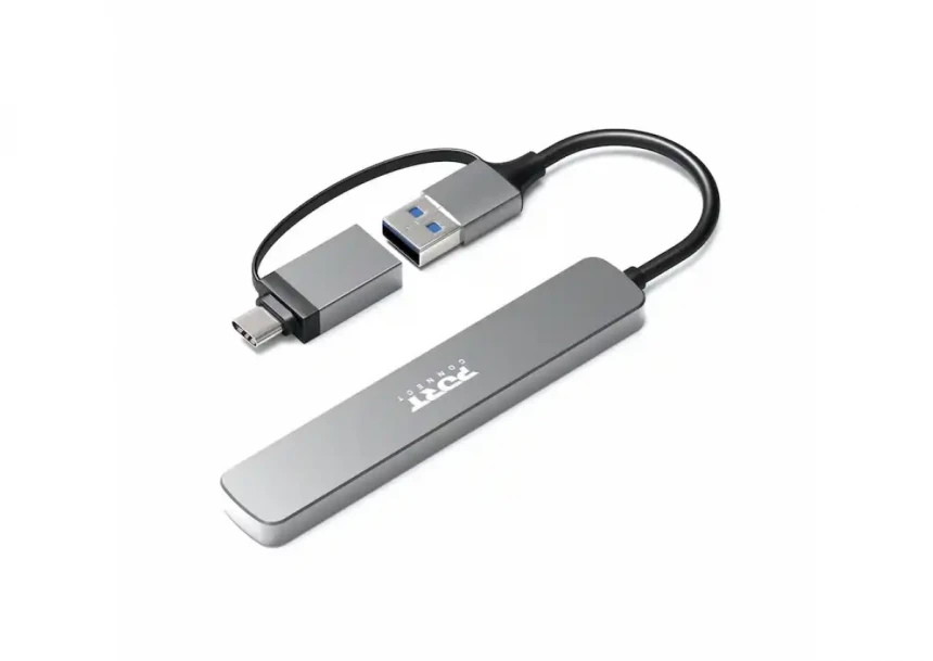 HUB Port Designs USB-C / USB-A vers 4 ports USB-A 3.0 5Gbps Slim