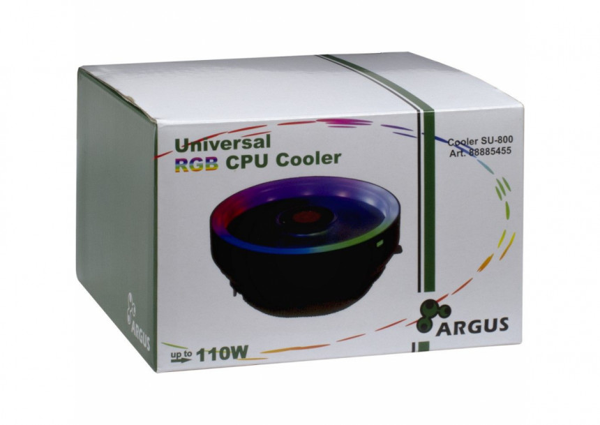 InterTech CPU Cooler SU-800 RGB Aktivan