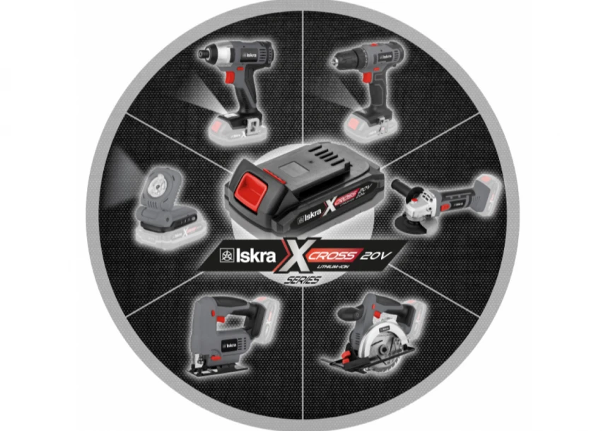 ISKRA X-CROSS akumulatorska bušilica 20V
