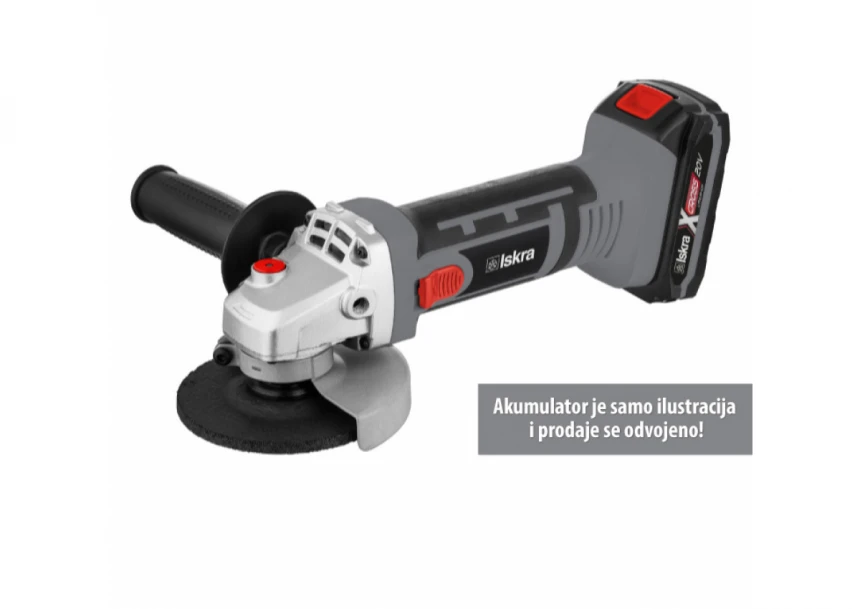 ISKRA X-CROSS akumulatorska ugaona brusilica 20V