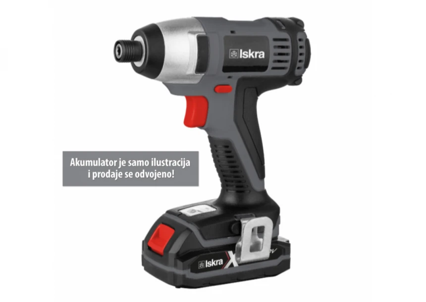 ISKRA X-CROSS akumulatorski udarni odvijač 20V
