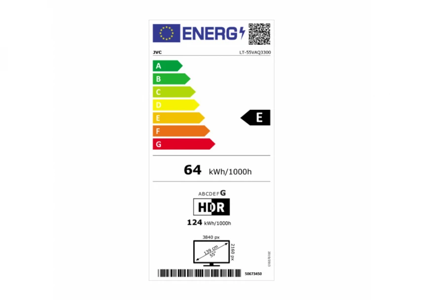 JVC smart 4K TV 55"