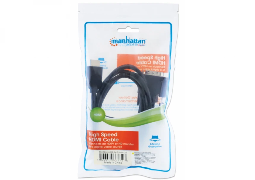 Kabl Manhattan 372503 HDMI/M - DVI-D/M 24+1/1,8m