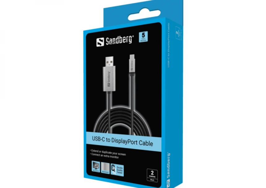 Kabl Sandberg 136-51 USB-C na DisplayPort 2m