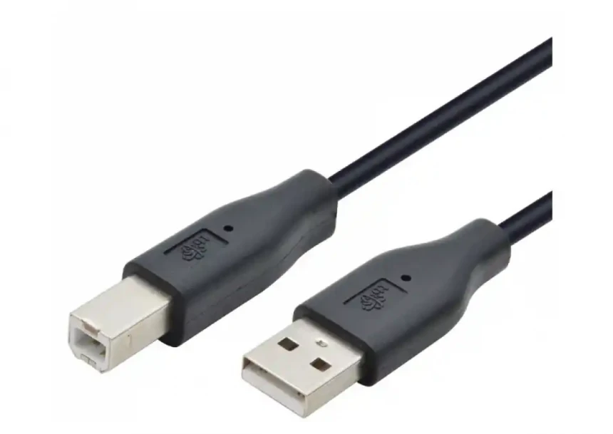 Kabl USB A-M/B-M 3m 2.0 Print Green