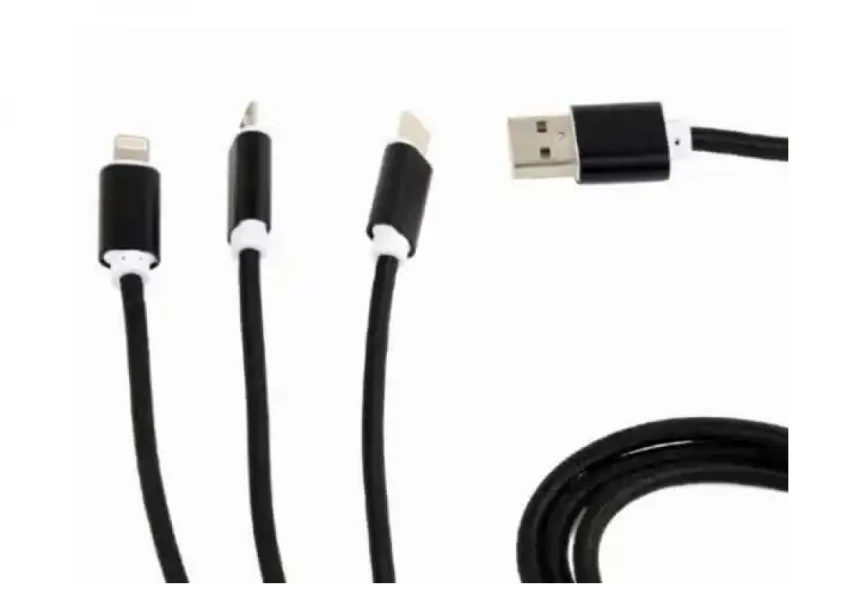 Kabl USB A - Type C/lightning/micro USB CC-USB2-AM31-1M Gembird 1m