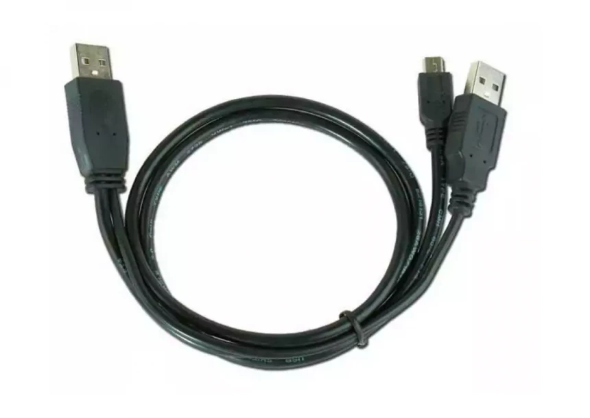 Kabl USB Gembird 2xUSB- USB-Mini 5 pin-a 1.8m M/M