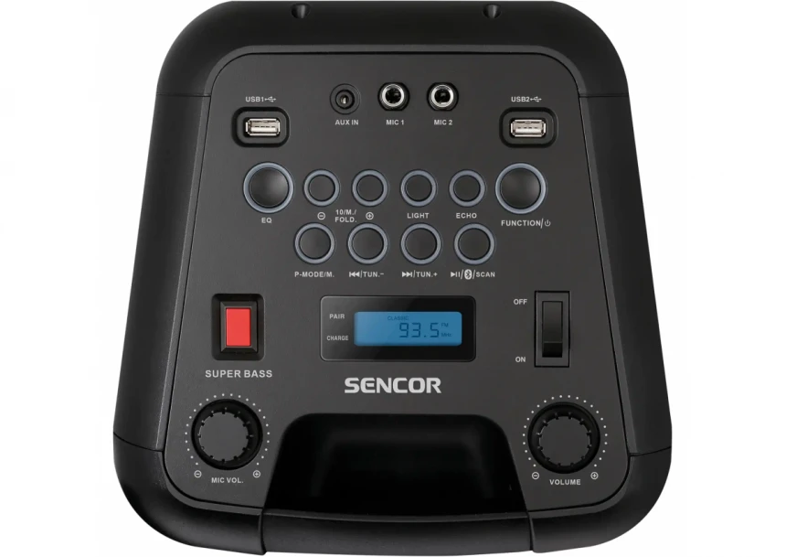 Karaoke sistem Sencor SSS 3800 Mikrofon/2xUSB/30W/Bluetooth 5.0/
