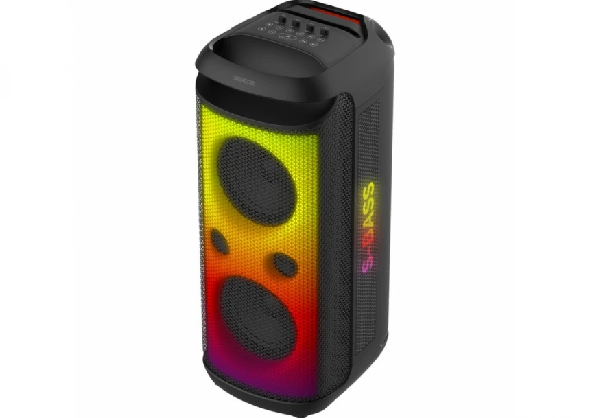 Karaoke zvučnik Sencor Partycone Boost 250W/TWS/IPX4/bežični mikrofon/FM/SD/2xUSB