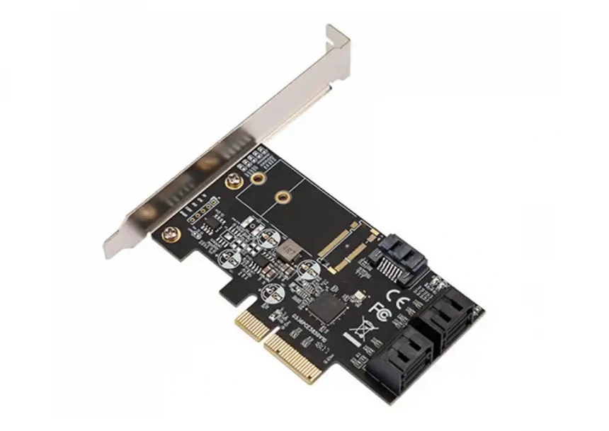 Kartica PCI-e 5 x Sata kontroler Sata III JMB585 E-Green