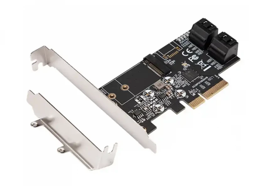 Kartica PCI-e 5 x Sata kontroler Sata III JMB585 E-Green