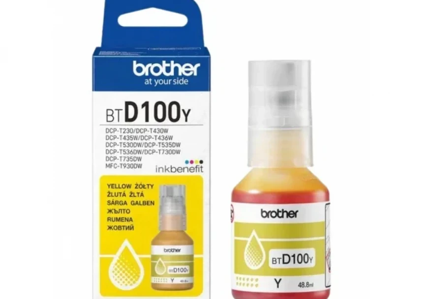 Kertridž Brother BTD100Y Ink bočica Yell...