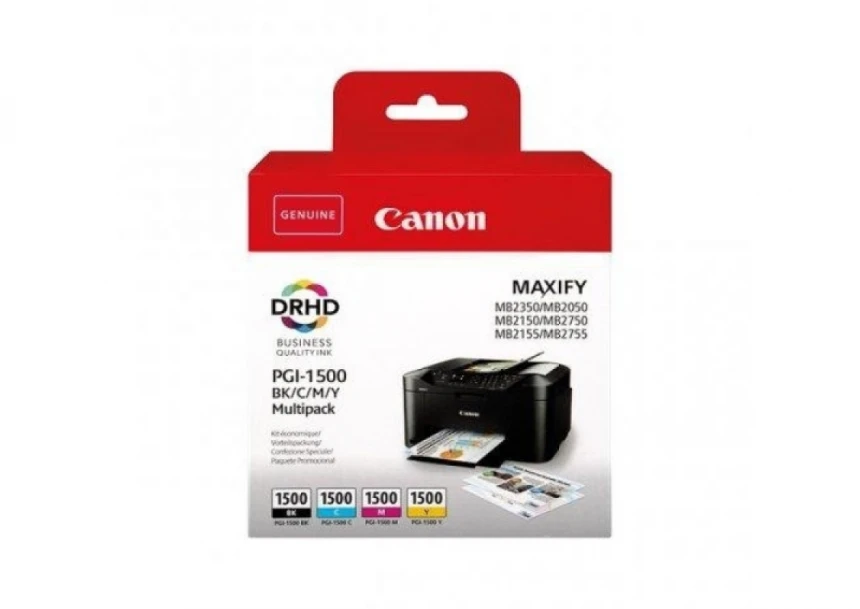 Kertridž CANON Ink PGI-1500 BK/C/M/Y Mul...