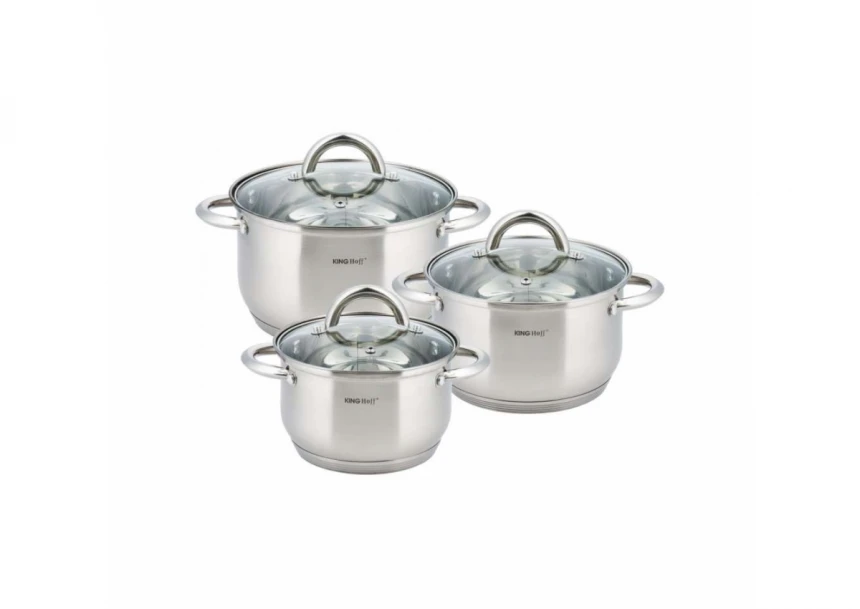KINGHOFF KH4446 SET ŠERPI 1/3 INOX 6 DEL...