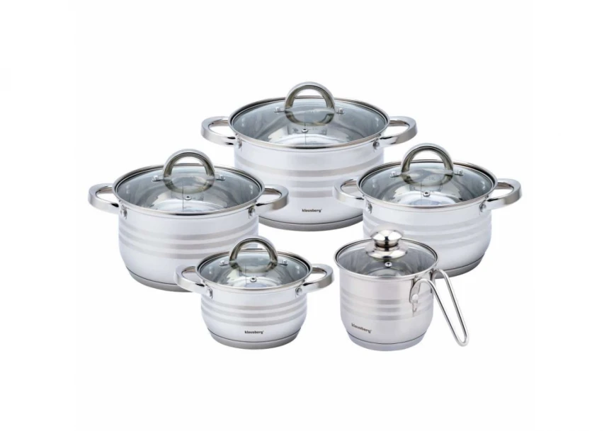 KLAUSBERG KB7696 SET ŠERPI INOX 16/18/20...