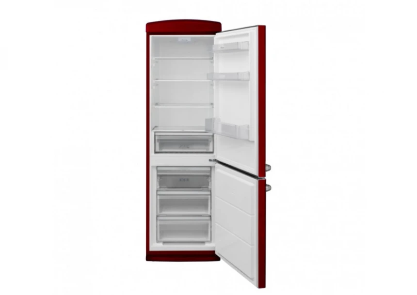 Kombinovani frižider Fram FC-VRR341BDE++/340l,60x190/bordo