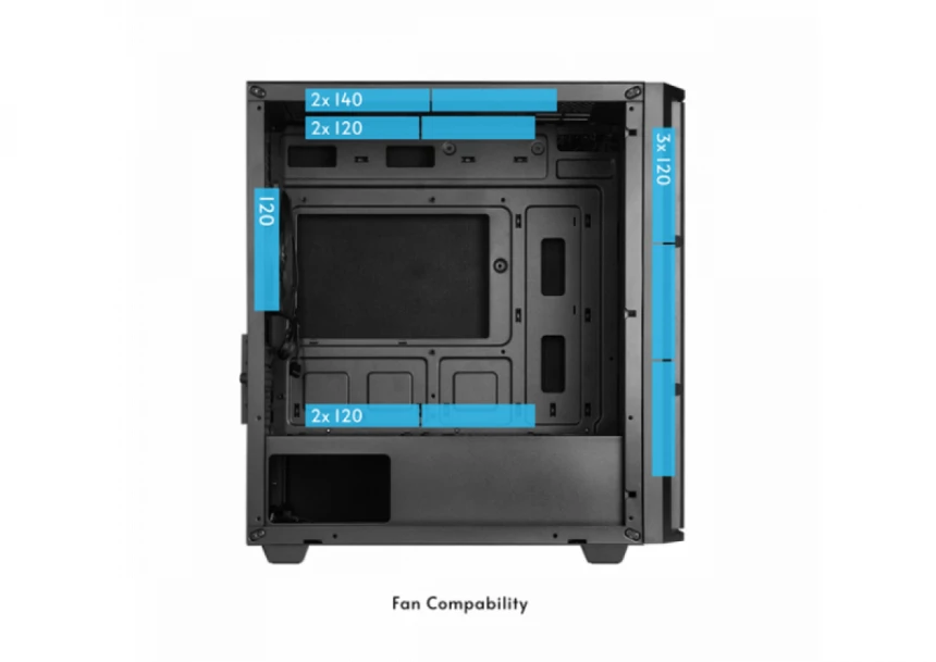 Kuciste Chieftec Pro mini mATX, Crni AZ-01B-OP