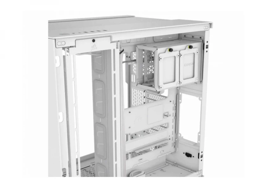 Kućište CORSAIR 6500D AIRFLOW Mid-Tower/ATX/kaljeno staklo/bez napajanja/bela