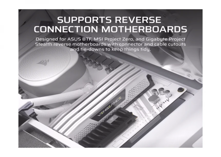 Kucište CORSAIR FRAME 4000D RS Mid-Tower/ATX/kaljeno staklo/bez napajanja/bela