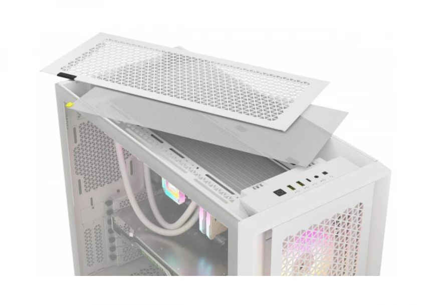 Kućište Corsair FRAME 5000D RS ARGB High-Airflow White, CC-9011310-WW