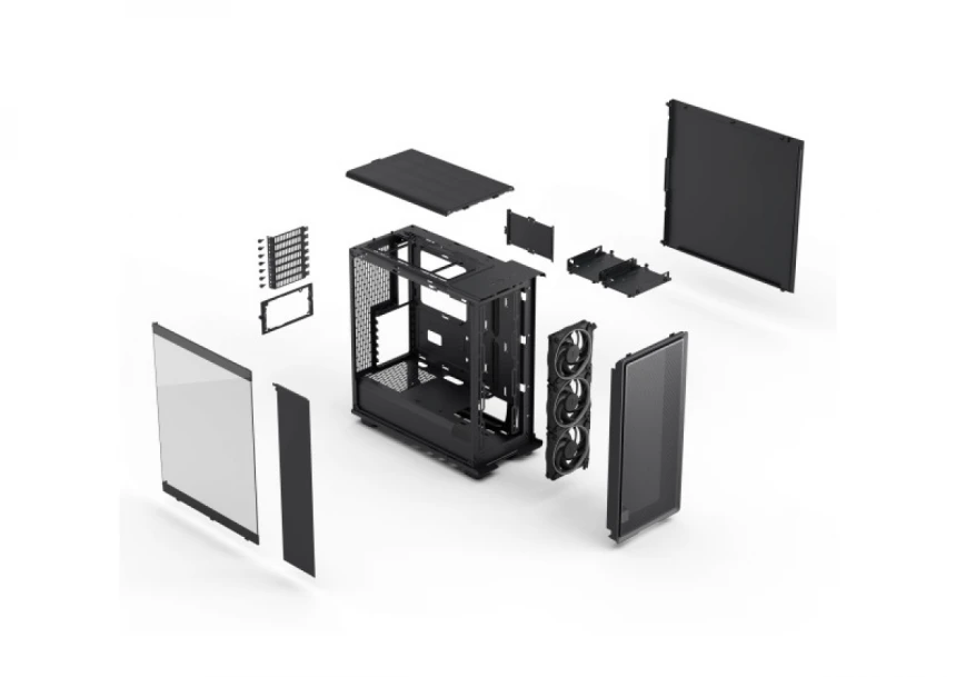 Kuciste FractalDesign Epoch Black TG RGB Light tint, FD-C-EPO1A-04