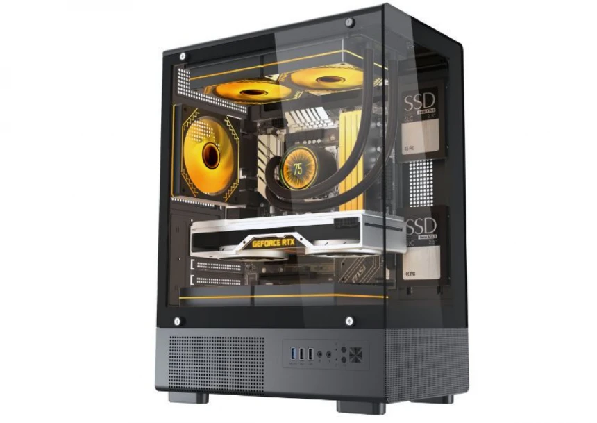 Kućište IG-MAX E330-1 ELITENOVA 3ARGB Glass