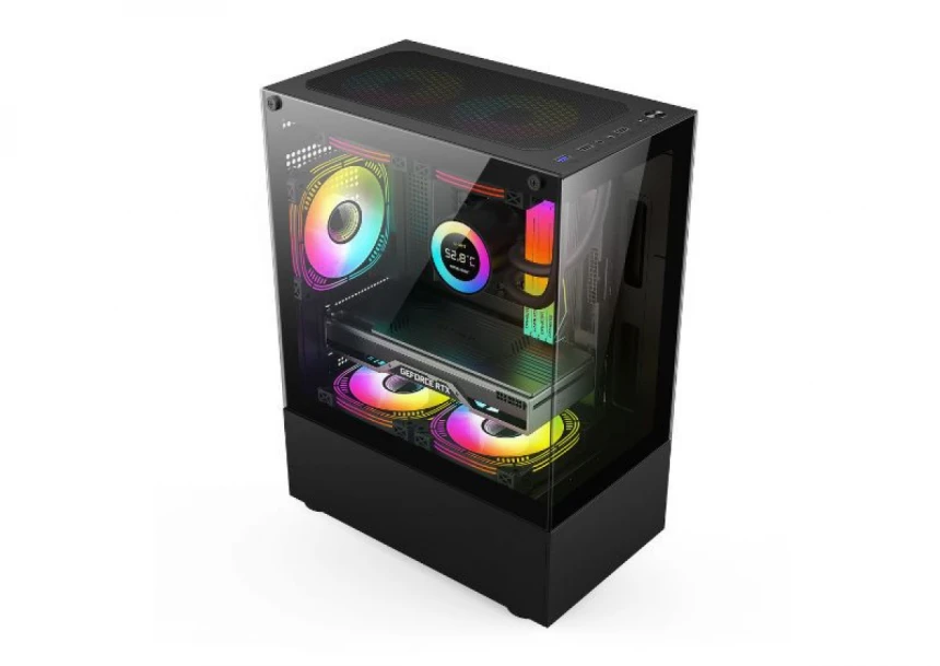 Kućište IG-MAX N18 Pro SUPERNOVA Black 3RGB