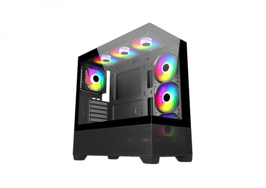 Kućište IG-MAX X218B-4F Black Horizon gl...