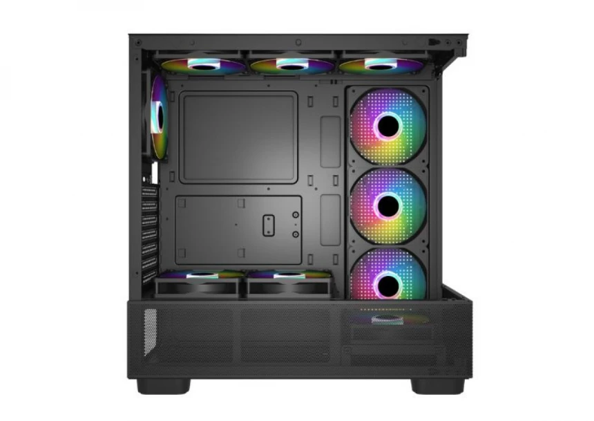 Kućište IG-MAX X218B-4F Black Horizon V2 ARGB glass