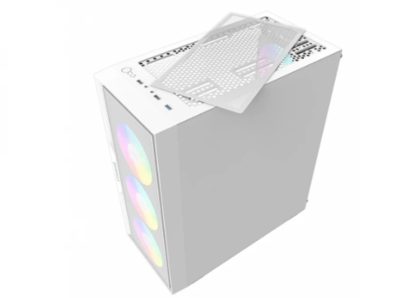 Kućište Raidmax Vector 159 ARGB 4x 120mm 650W, Belo