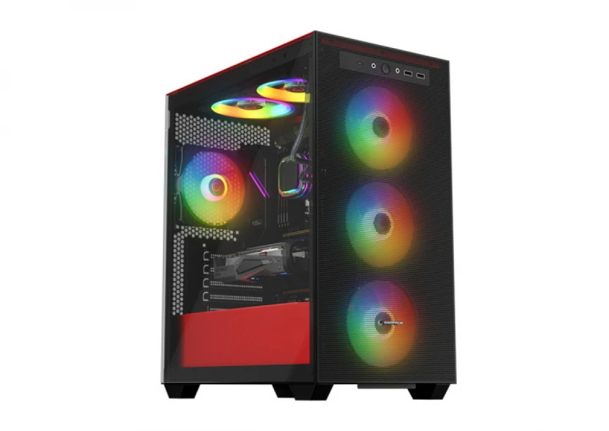 Kuciste Rampage BLAZE Mesh 4* 12cm ARGB Mid-Tower