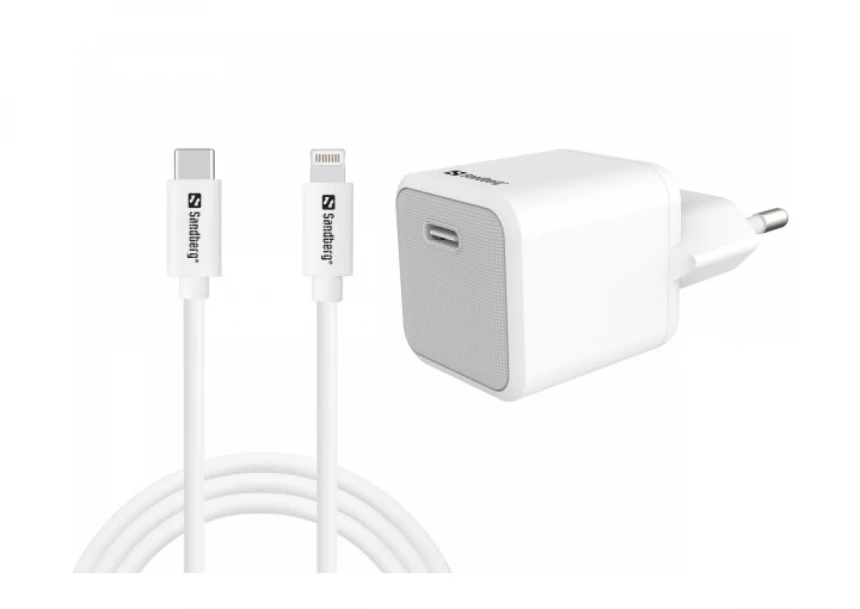 Kucni punjac Sandberg 441-57 USB-C 20W sa Lightning kablom 1m