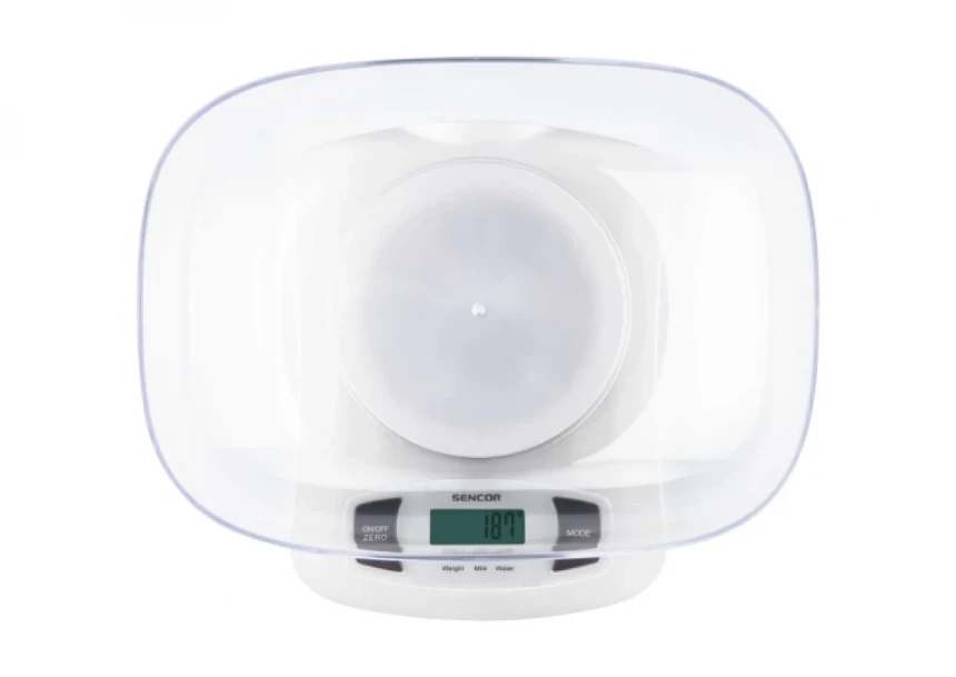 Kuhinjska vaga Sencor sa posudom SKS 4001WH/do 5 kg