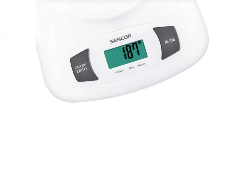 Kuhinjska vaga Sencor sa posudom SKS 4001WH/do 5 kg