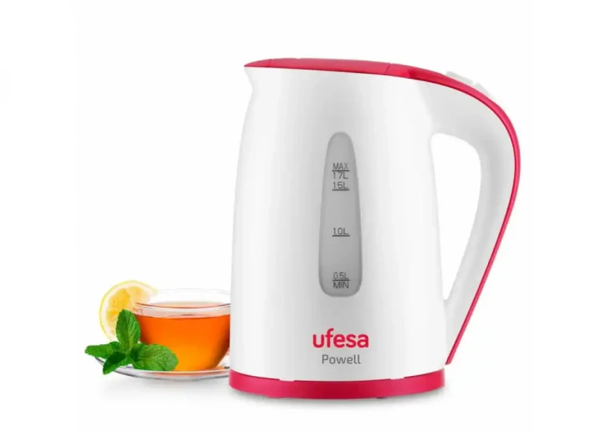 Kuvalo za vodu Ufesa Powell/zapremina 1.7l/snaga 2200W/crveno beli