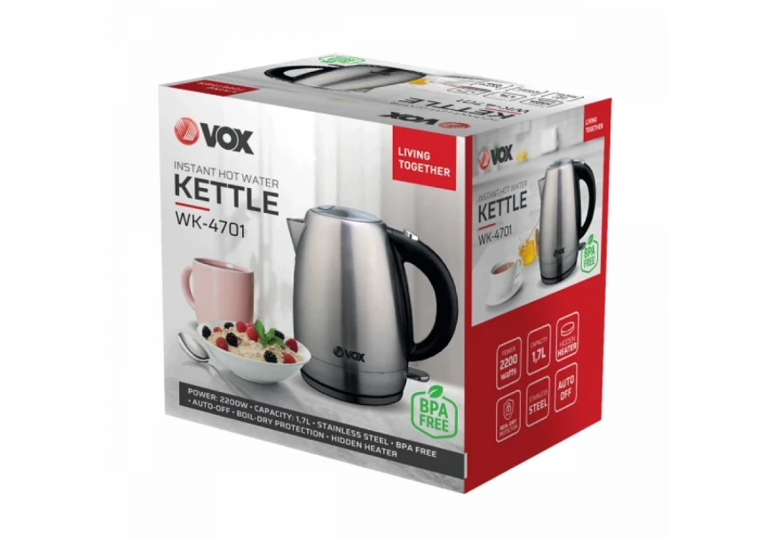 Kuvalo za vodu Vox WK 4701/1.7L/2200W/inox