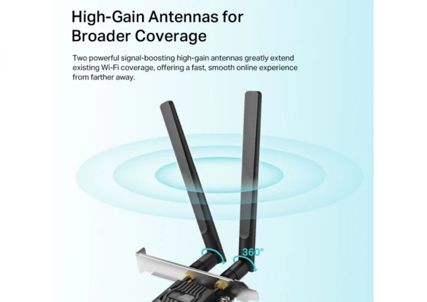 LAN MK PCI-E TP-Link Archer TX20E WiFi AX1800/Bluetooth 5.2