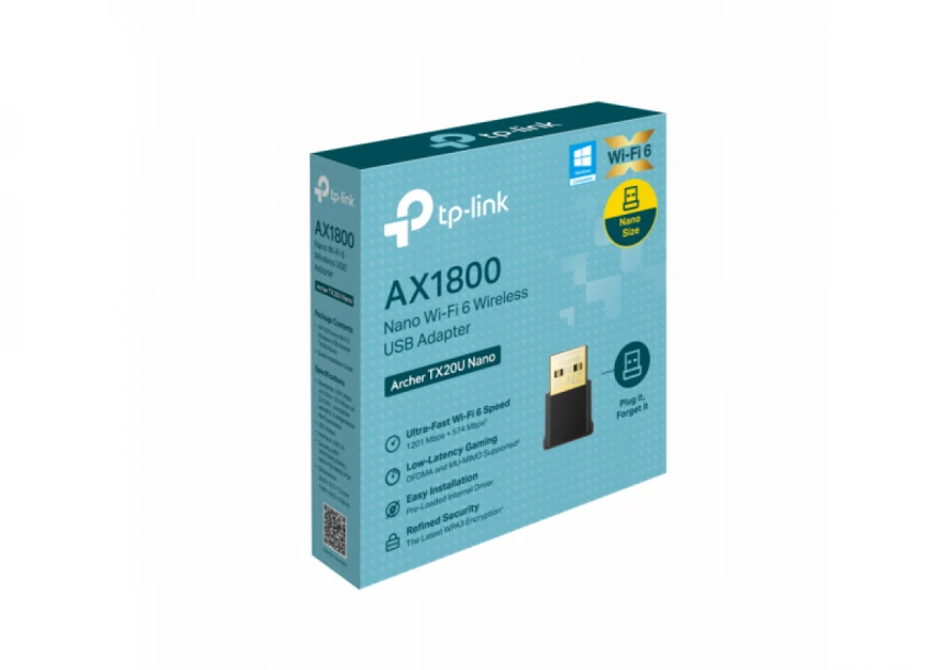 LAN MK TP-Link Archer TX20U NANO AX1800 WiFi/dual band/USB