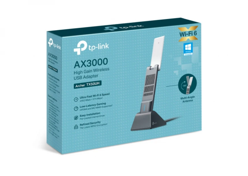 LAN MK TP-Link Archer TX50UH AX3000 WiFi/dual band/High Gain/USB