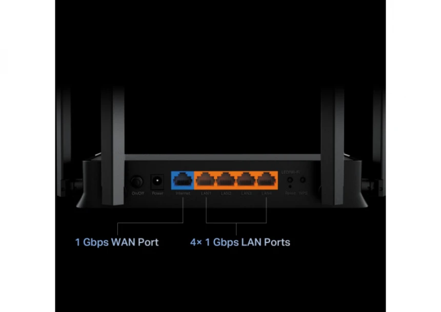 LAN Router TP-LINK Archer BE220 BE3600 WiFi7/1GWAN/4GLAN