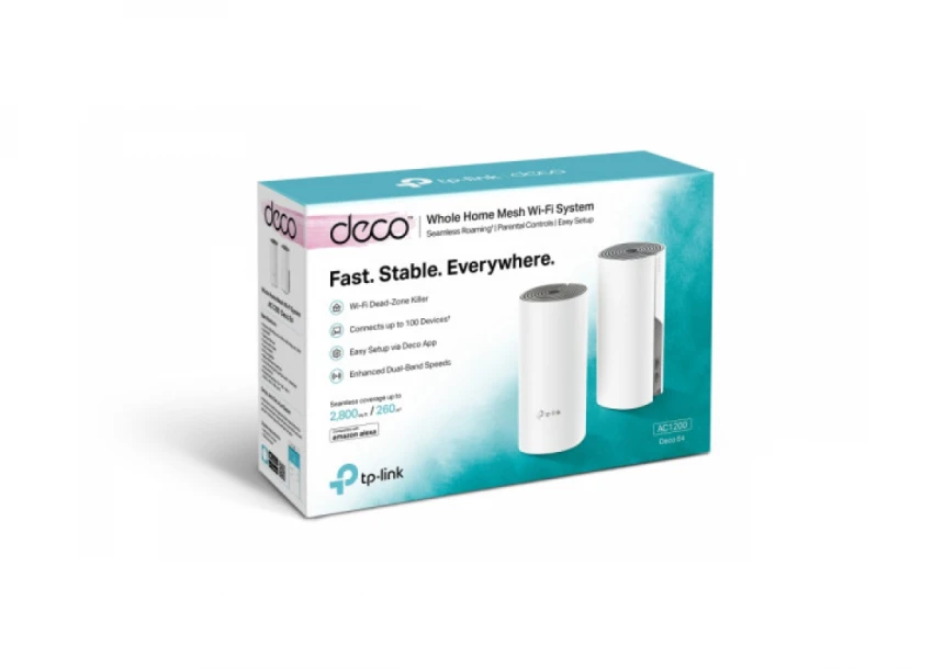 LAN Router TP-LINK DECO E4 Mesh WiFi (2-PACK) AC1200