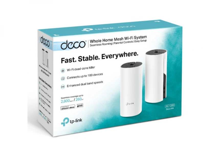 LAN Router TP-LINK DECO M4 Mesh WiFi (2-PACK) AC1200