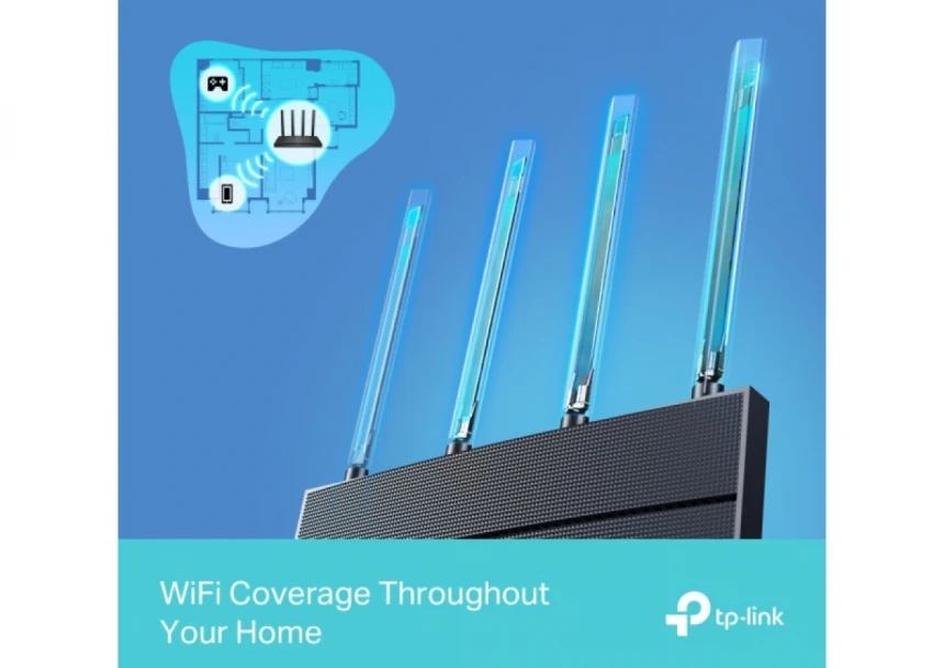 LAN ruter TP-Link Archer AX12 AX1500/WiFi6/3xGLAN+1xGWAN