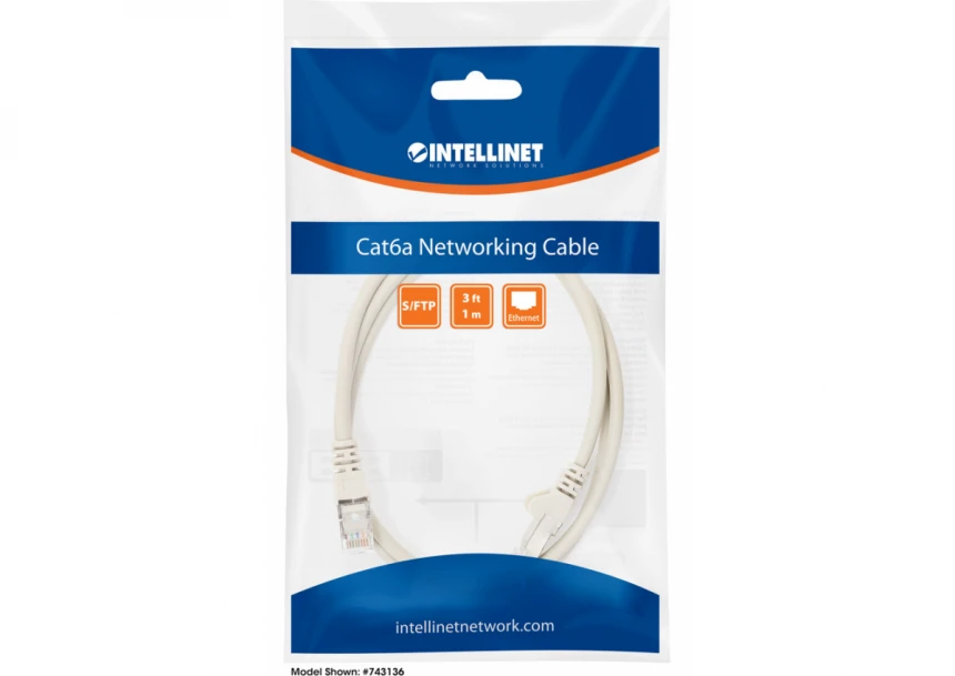 LAN SFTP kabl intellinet 317108 Cat6A CU/LS0H/Sivi/1m