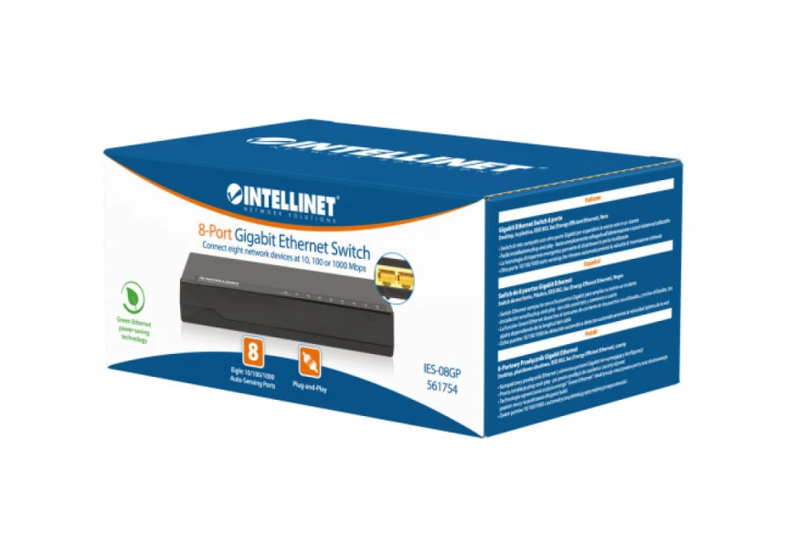 LAN switch Intellinet 561754 10/100/1000 8port