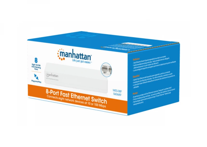 LAN switch Manhattan 560689 10/100 8port