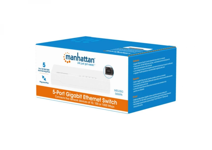 LAN switch Manhattan 560702 10/100/1000 8port
